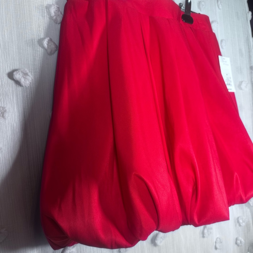 NWT A New Day Women's Red Bubble Mini Skirt Size Medium - Picture 4 of 7